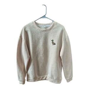 Duck Logo Long Sleeve Sweatshirt Unisex - Large